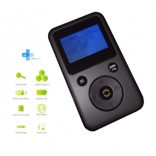 mbeat® Portable DAB+/FM radio with record function