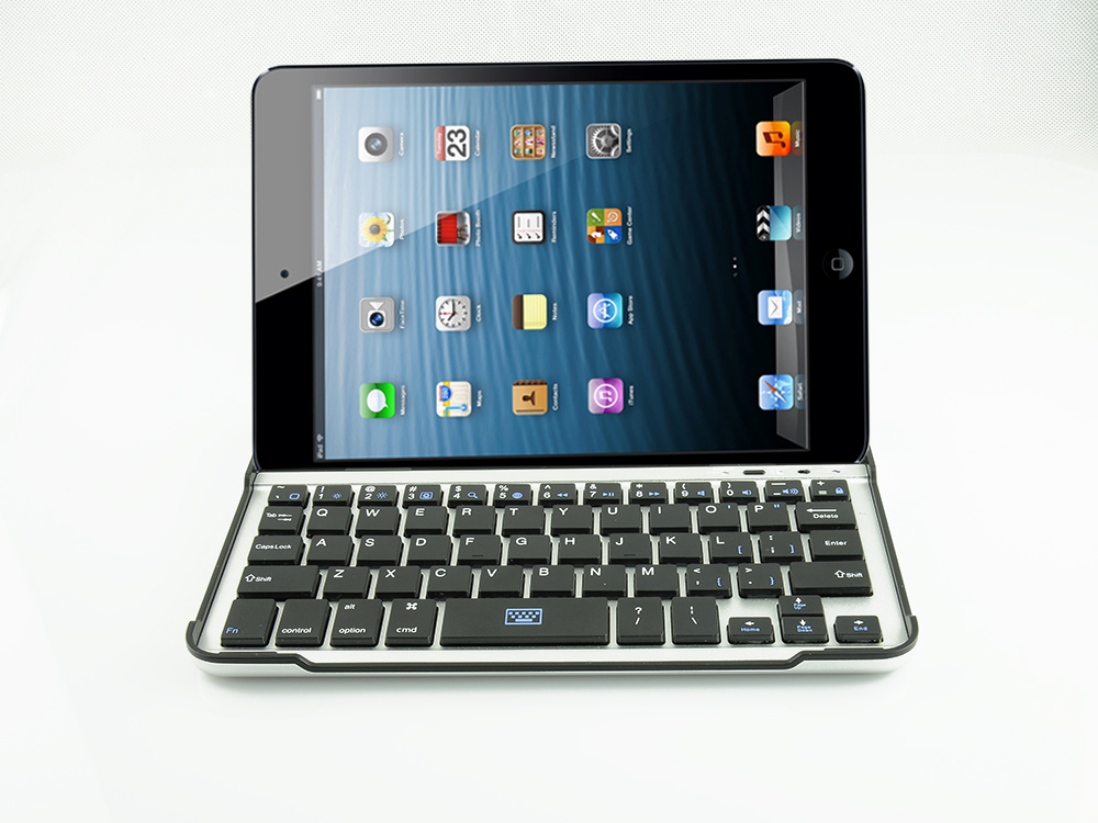 iPad Mini Aluminum Bluetooth Keyboard Case Cover