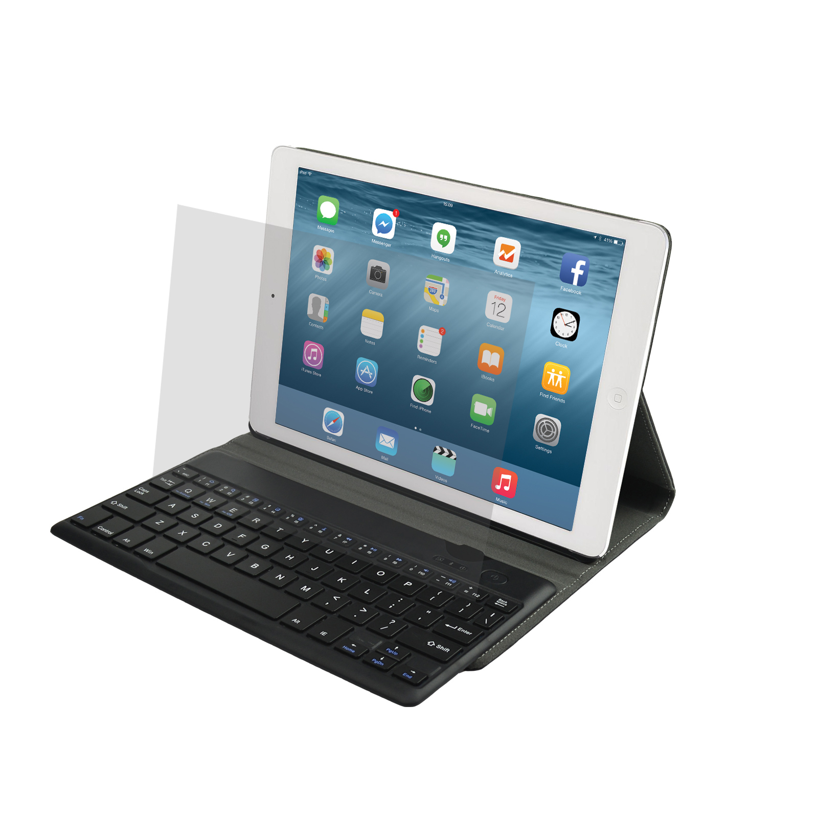 mbeat® iPad Air 2 Bluetooth keyboard folio with screen protector