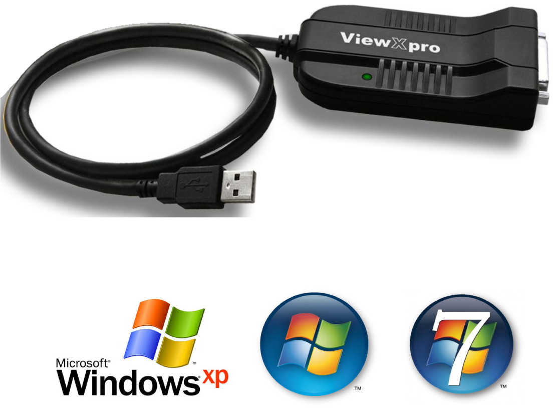 Videohome®  USB to DVI/VGA Adaptor -1920x1080 high resolution supported
