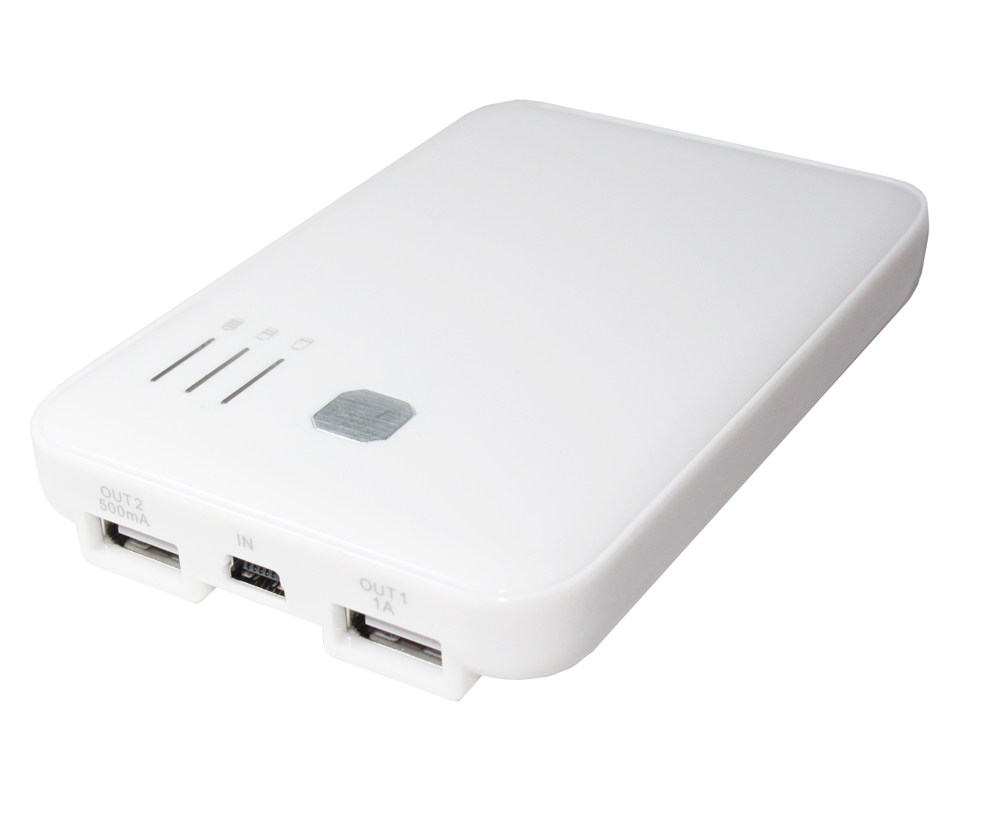 5000mA universal dual USB port power bank Charger