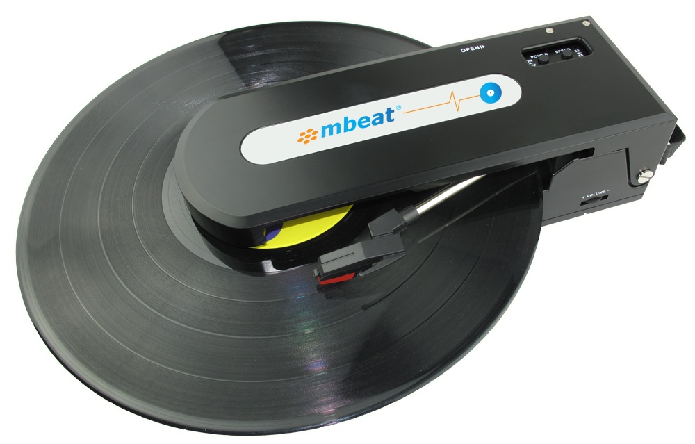 mbeat® portable turntable to digital recorder