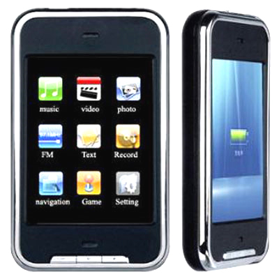 2.8 inch touch screen MP4 player-8GB 